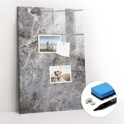Glass dry erase board magnetic Weekly Meal Planner
