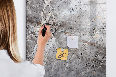 Glass dry erase board magnetic Weekly Meal Planner