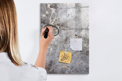 Glass dry erase board magnetic Weekly Meal Planner