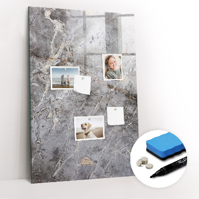 Glass dry erase board magnetic Weekly Meal Planner