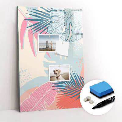 Magnetic marker board Dark Marble