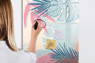 Magnetic marker board Dark Marble