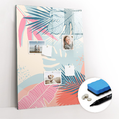 Magnetic marker board Dark Marble