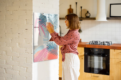 Magnetic marker board Dark Marble