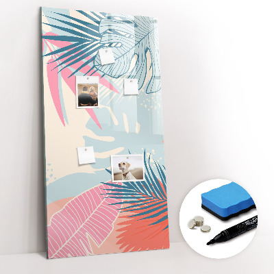 Magnetic marker board Dark Marble