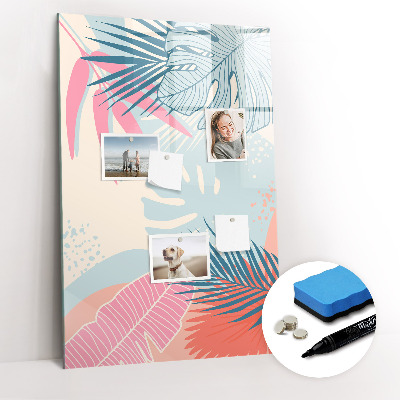 Magnetic marker board Dark Marble
