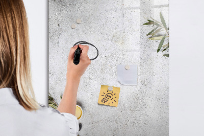 Glass dry erase board magnetic Pastel Leaves