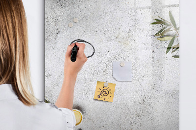 Glass dry erase board magnetic Pastel Leaves