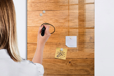 Glass dry erase board magnetic Blooming Flowers