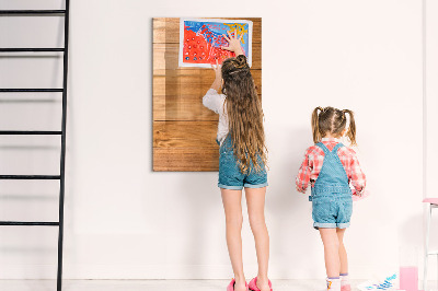Glass dry erase board magnetic Blooming Flowers