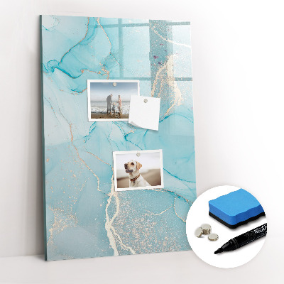 Magnetic marker board Pastel Feathers
