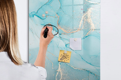 Magnetic marker board Pastel Feathers