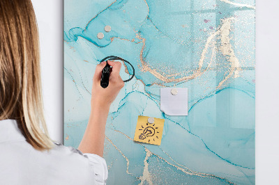 Magnetic marker board Pastel Feathers