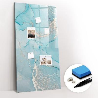 Magnetic marker board Pastel Feathers