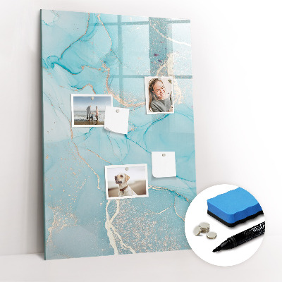 Magnetic marker board Pastel Feathers