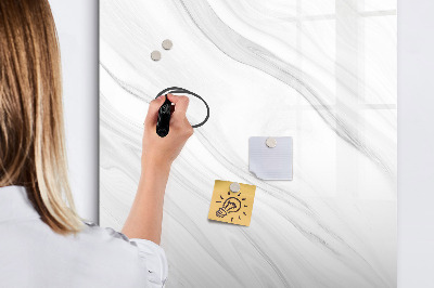 Glass dry erase board magnetic Decorative Marble