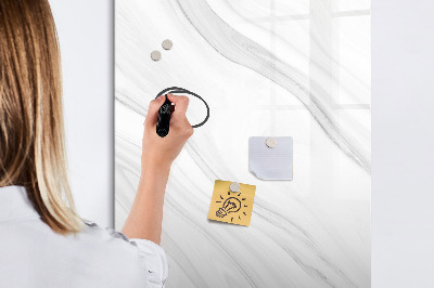 Glass dry erase board magnetic Decorative Marble