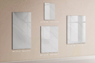 Glass dry erase board magnetic Decorative Marble