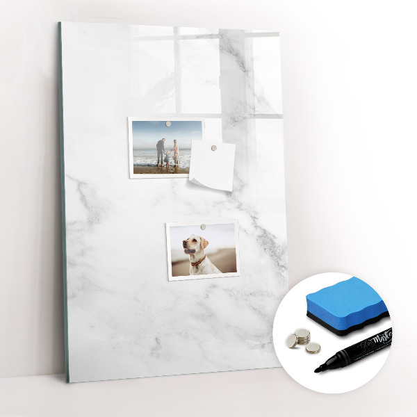 Magnetic marker board Marble Waves