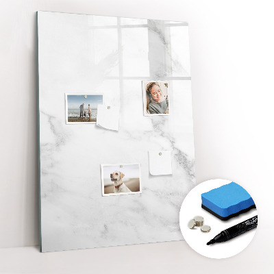 Magnetic marker board Marble Waves
