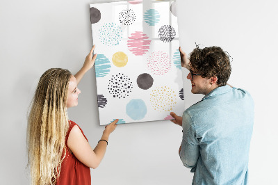 Glass dry erase board magnetic Marble