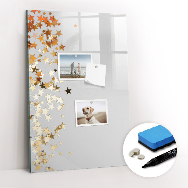 Glass dry erase board magnetic Painted Wood