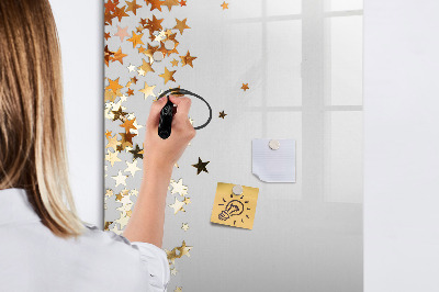 Glass dry erase board magnetic Painted Wood