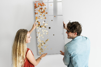 Glass dry erase board magnetic Painted Wood