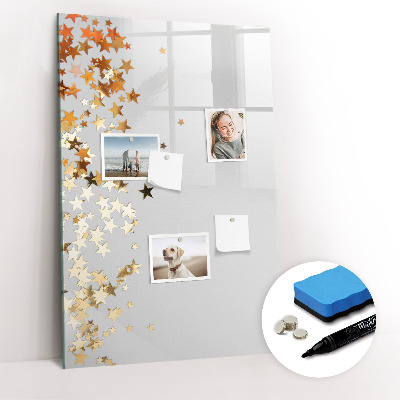 Glass dry erase board magnetic Painted Wood