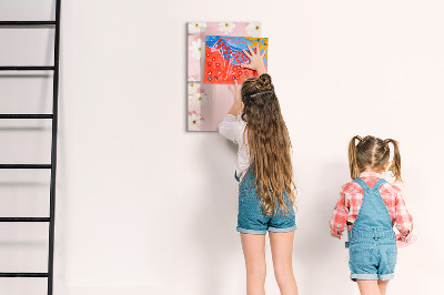 Magnetic board with marker Stars