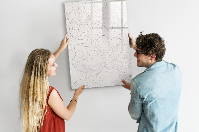 Magnetic board for drawing Flowers