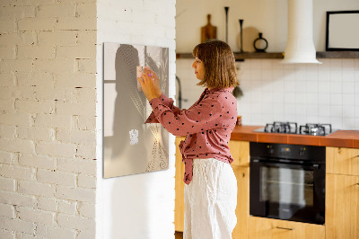 Magnetic board for writing Birthplace