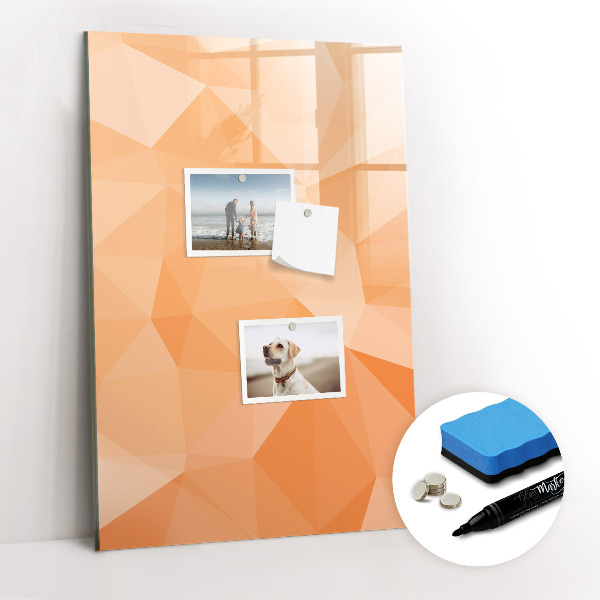 Glass dry erase board magnetic Abstract light