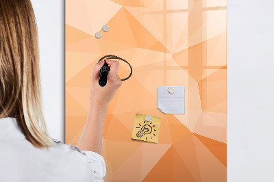 Glass dry erase board magnetic Abstract light