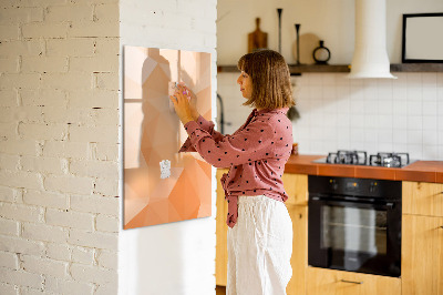 Glass dry erase board magnetic Abstract light