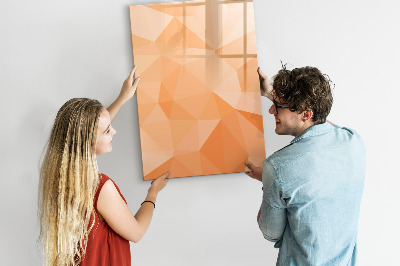 Glass dry erase board magnetic Abstract light
