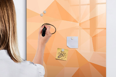 Glass dry erase board magnetic Abstract light