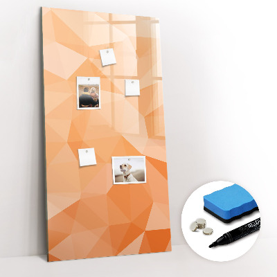 Magnetic board with marker Abstract light