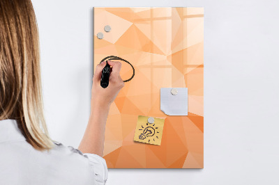 Glass dry erase board magnetic Abstract light