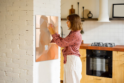 Glass dry erase board magnetic Abstract light