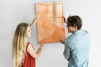 Glass dry erase board magnetic Abstract light