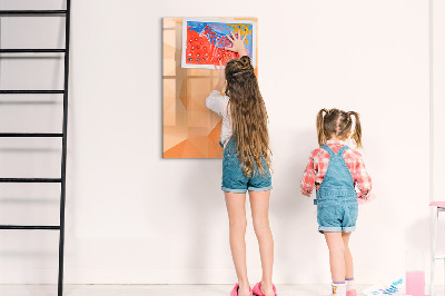 Glass dry erase board magnetic Abstract light