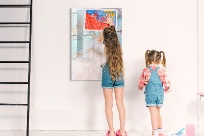 Magnetic board for writing Marble