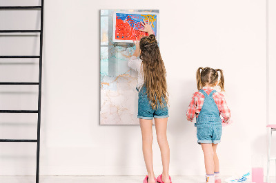 Magnetic board for writing Marble