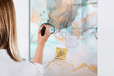 Magnetic board for writing Marble