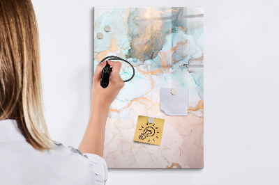 Magnetic board for writing Marble