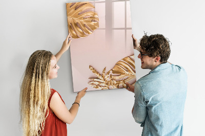 Magnetic marker board Light wooden boards