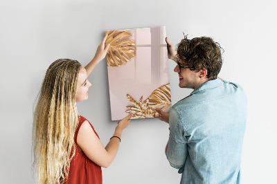 Magnetic marker board Light wooden boards
