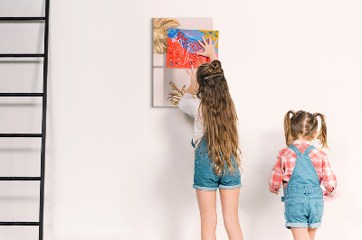 Magnetic marker board Light wooden boards