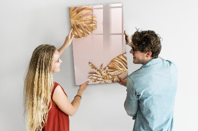 Magnetic marker board Light wooden boards